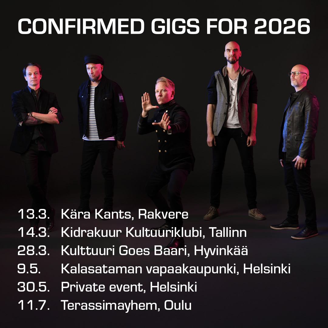 Confirmed gigs 2026